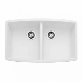 Performa Silgranit II Double Bowl - White