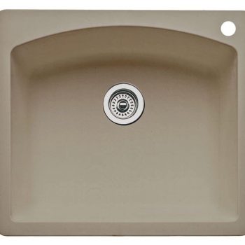 Diamond Single Bowl Silgranit II (Di) - Truffle