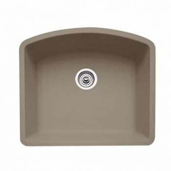 Diamond Single Bowl Silgranit II (Um) - Truffle