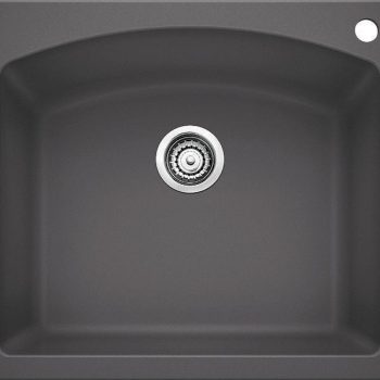 Diamond Single Bowl Silgranit II (Di) - Cinder