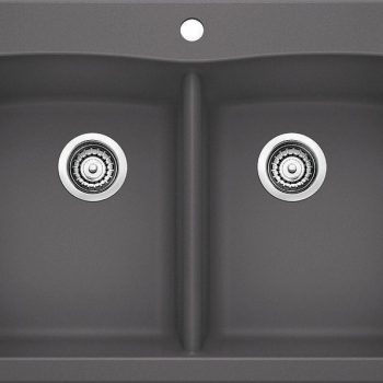 Diamond Equal Double Bowl Silgranit II (Di) - Cinder