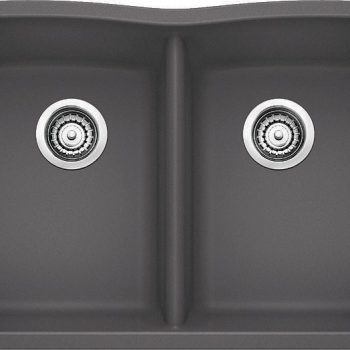 Diamond Equal Double Bowl Silgranit II (Um) - Cinder