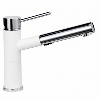 Alta Compact Pull-Out Dual - White/Chrome Mix
