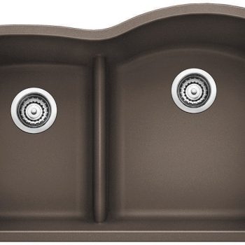 Diamond 1.75 Low Divide Undermount Reverse - Café Brown