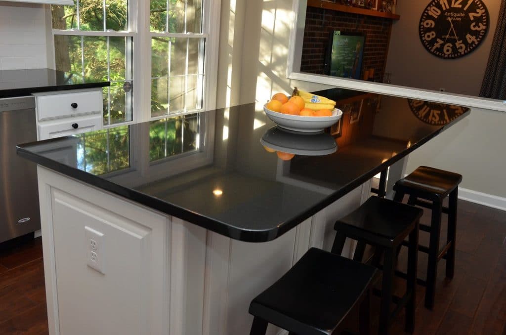 Absolute Black Granite Kitchen Countertop – Things In The Kitchen