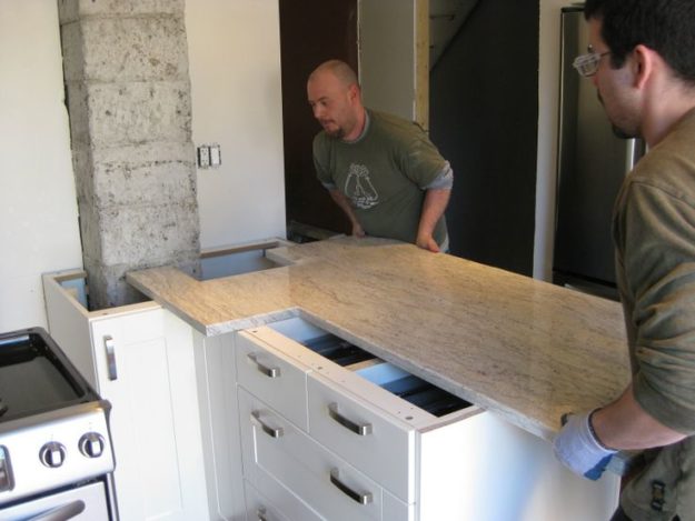 Installing Marble Countertops Installing Marble Countertops