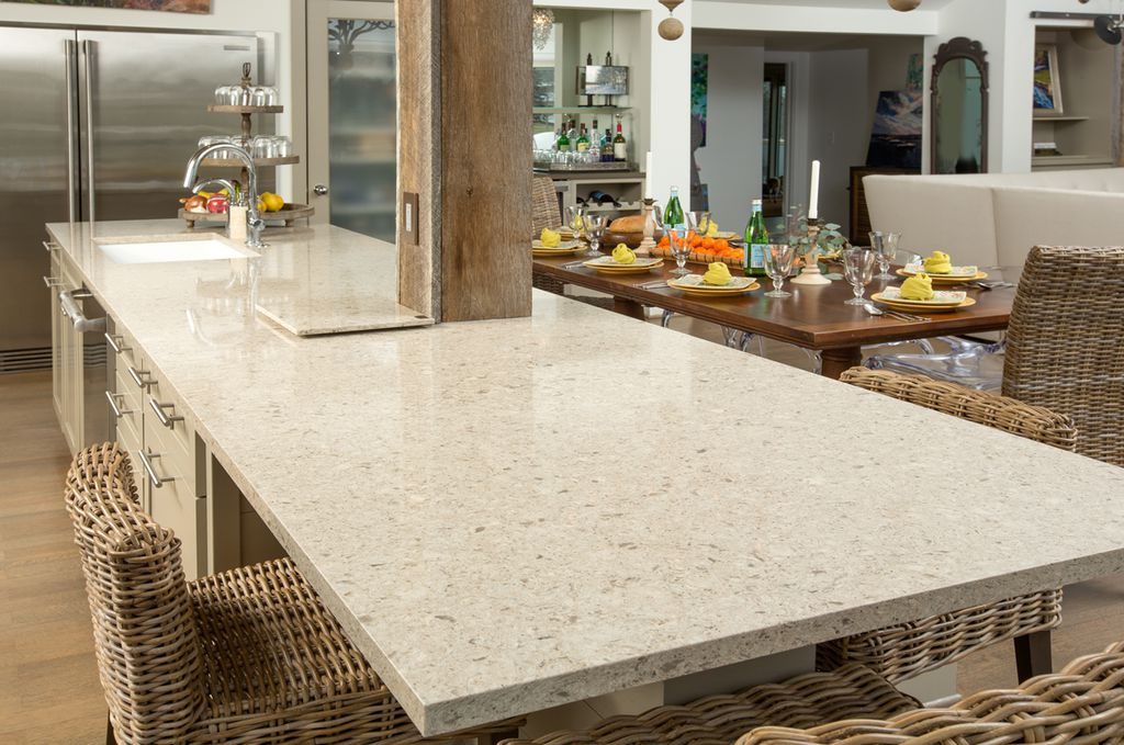 white granite countertop kitchen design