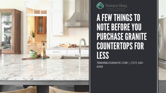 granite countertops for less