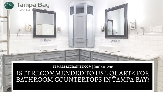 Quartz for bathroom countertops