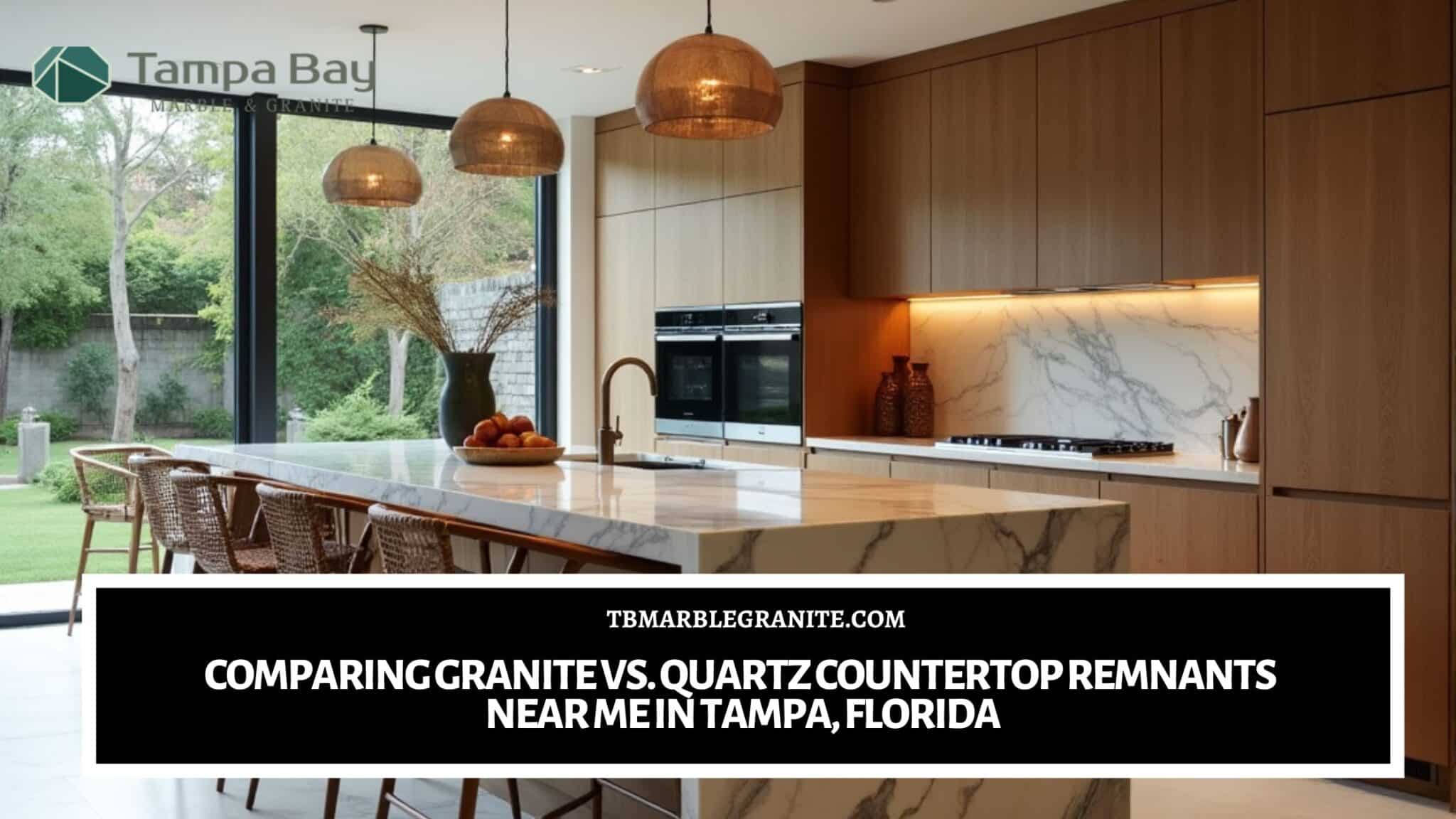 Comparing Granite vs. Quartz Countertop Remnants Near Me in Tampa, Florida Countertop remnants near me in Tampa