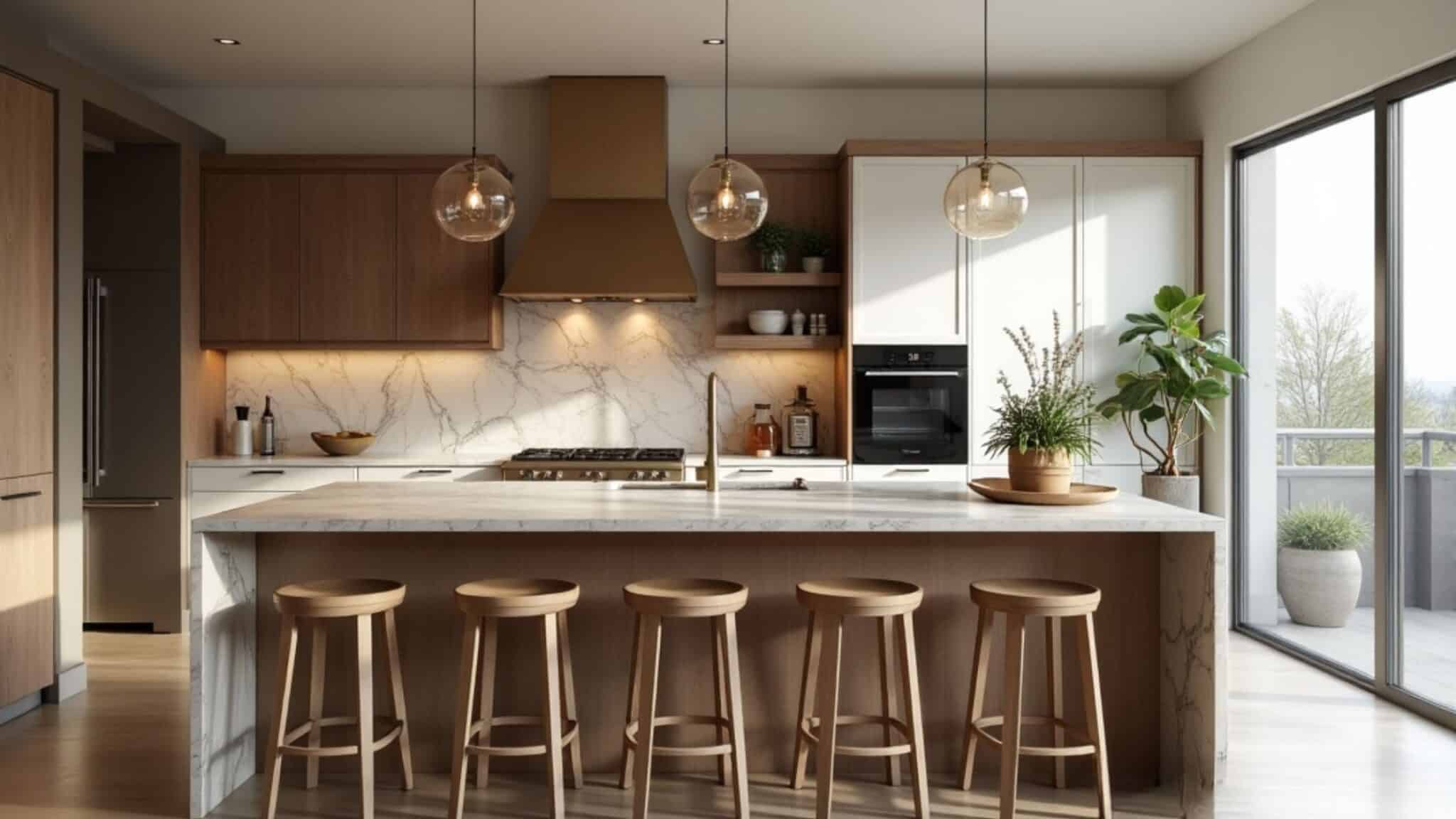 Quartz kitchen countertops in Tampa, Florida