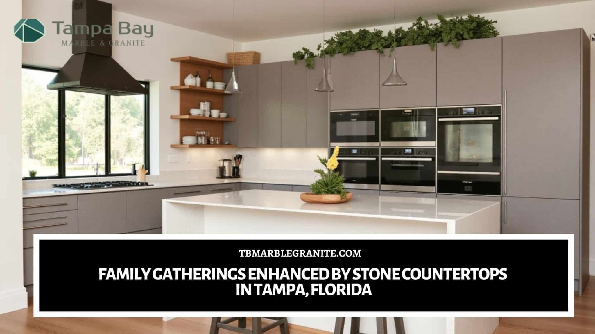 Family Gatherings Enhanced by Stone Countertops in Tampa, Florida Stone countertops in Tampa