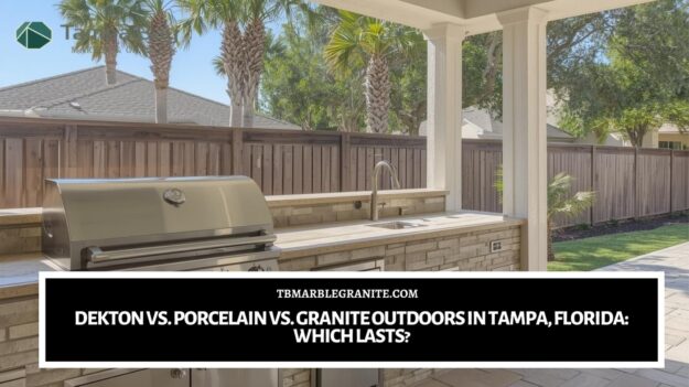 dekton vs porcelain vs granite outdoors