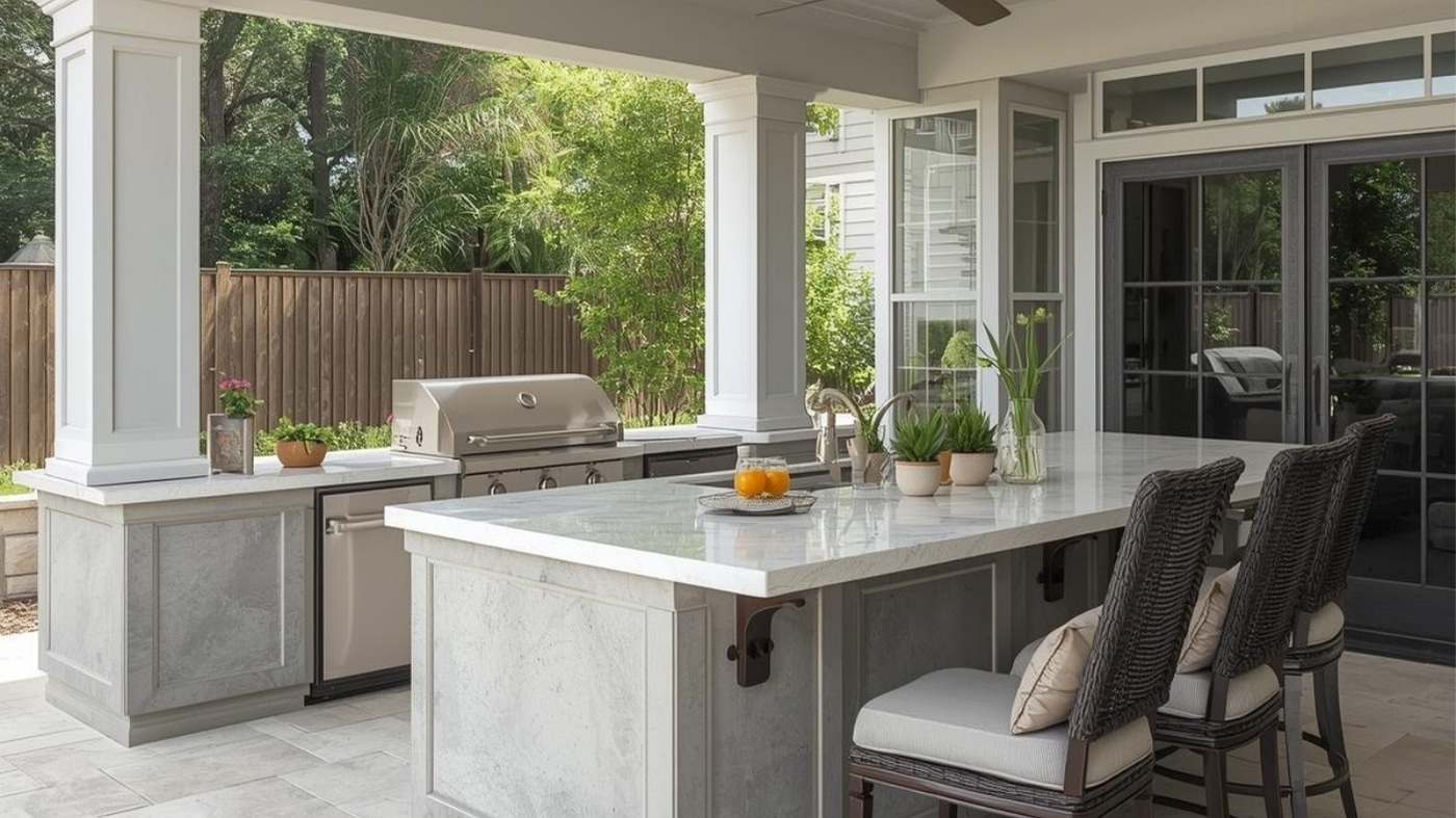 outdoor kitchen countertops outdoor kitchen countertops