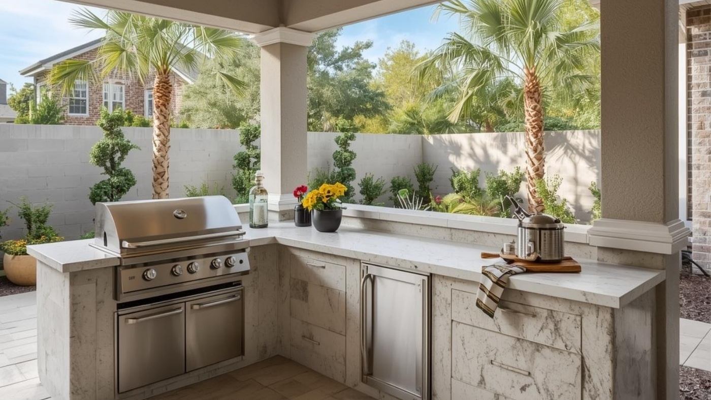 outdoor kitchen countertops Tampa, Florida outdoor kitchen countertops Tampa, Florida
