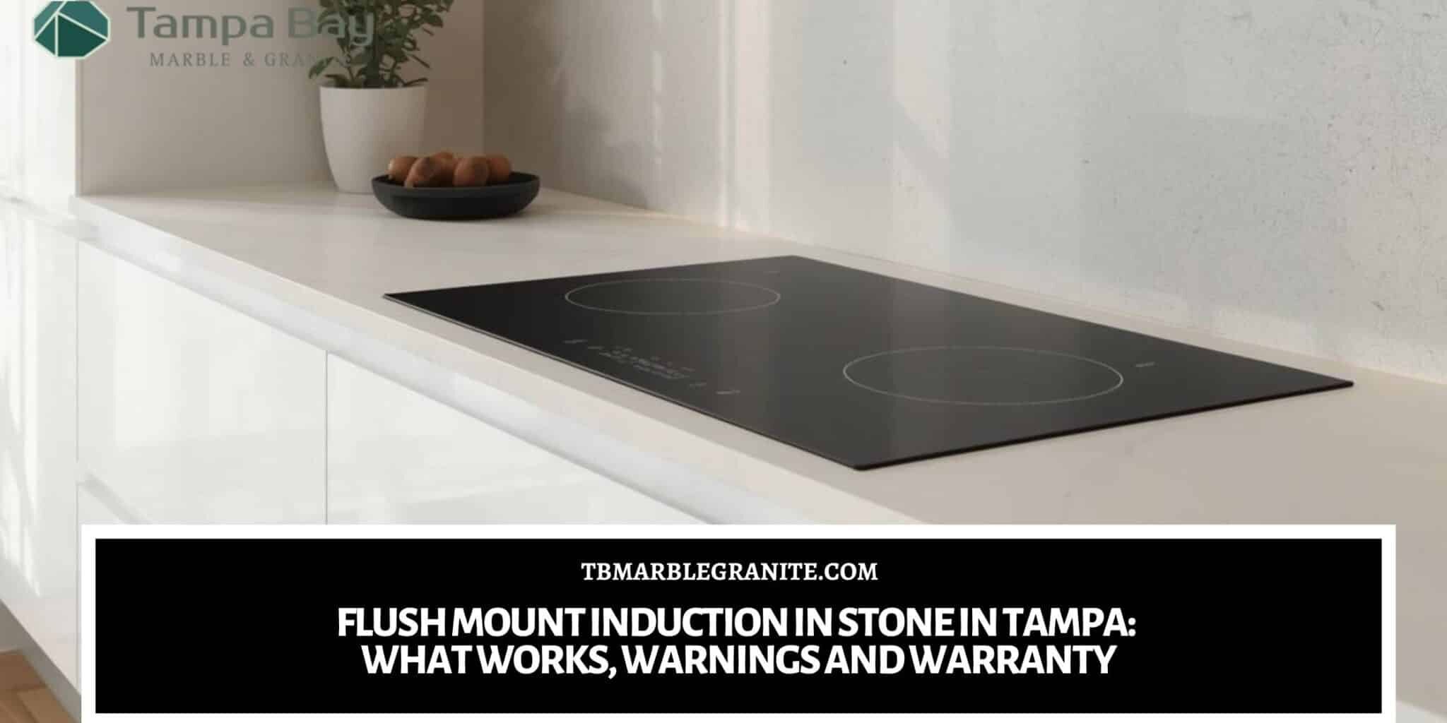 flush mount induction in stone Tampa