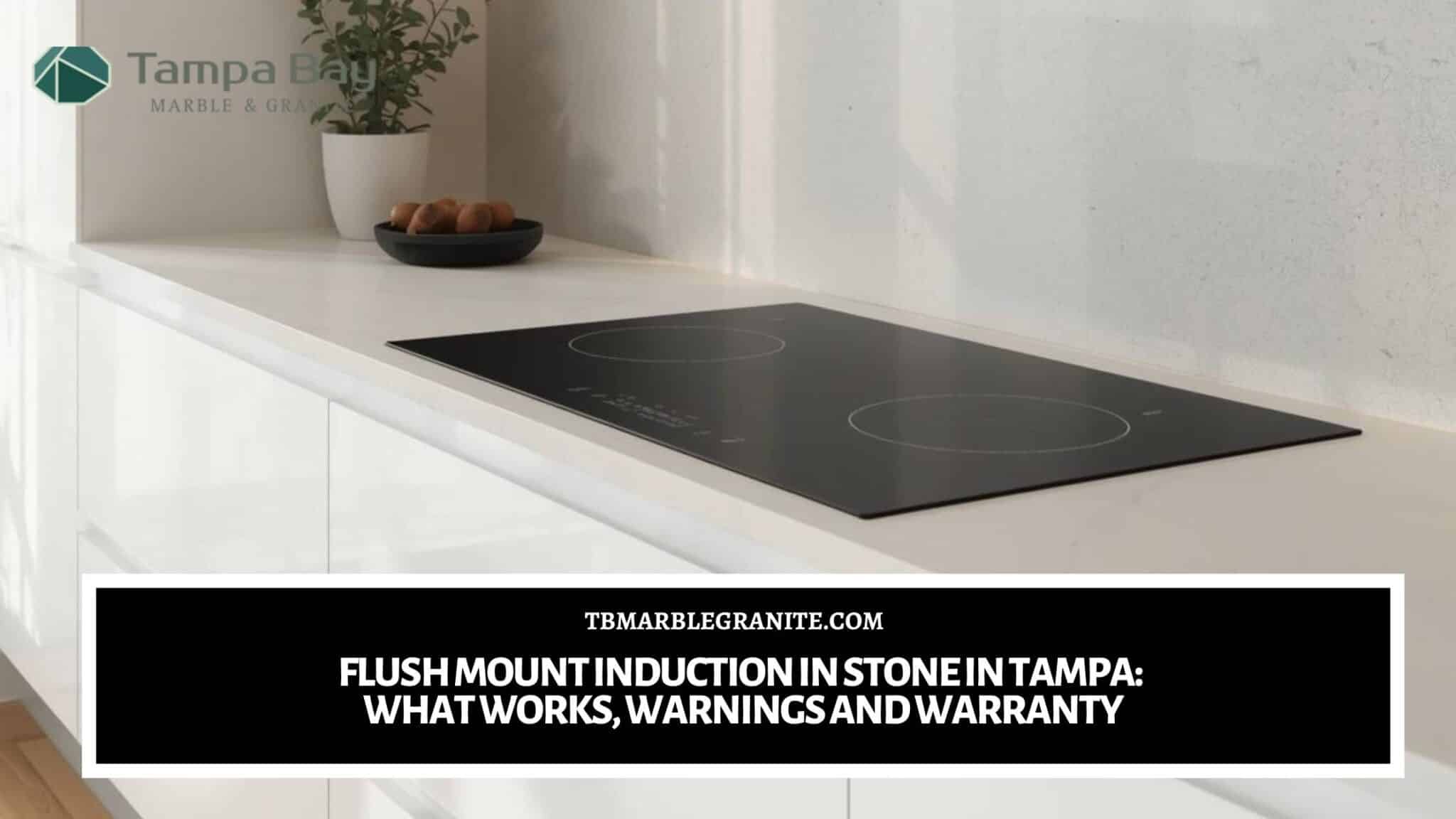 Flush Mount Induction in Stone in Tampa_ What Works, Warnings and Warranty flush mount induction in stone Tampa